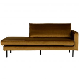 RODEO DAYBED RECHTS VELVET HONIGGELB 800746-14