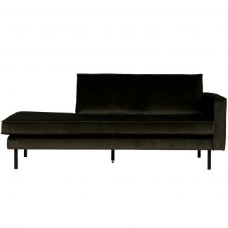 RODEO DAYBED RECHTS VELVET DUNKELGRUN 800746-156