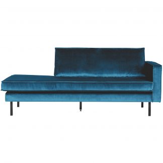 RODEO DAYBED RECHTS VELVET BLAU 800746-45