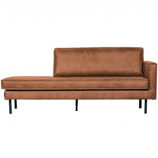 RODEO DAYBED RECHTS ECOLEDER COGNAC 800746-B