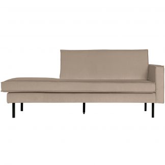 RODEO DAYBED RECHTS VELVET KHAKI 800746-K