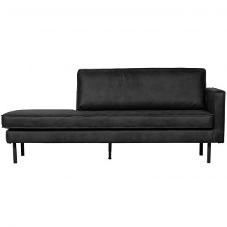 RODEO DAYBED RECHTS ECOLEDER SCHWARZ 800746-Z