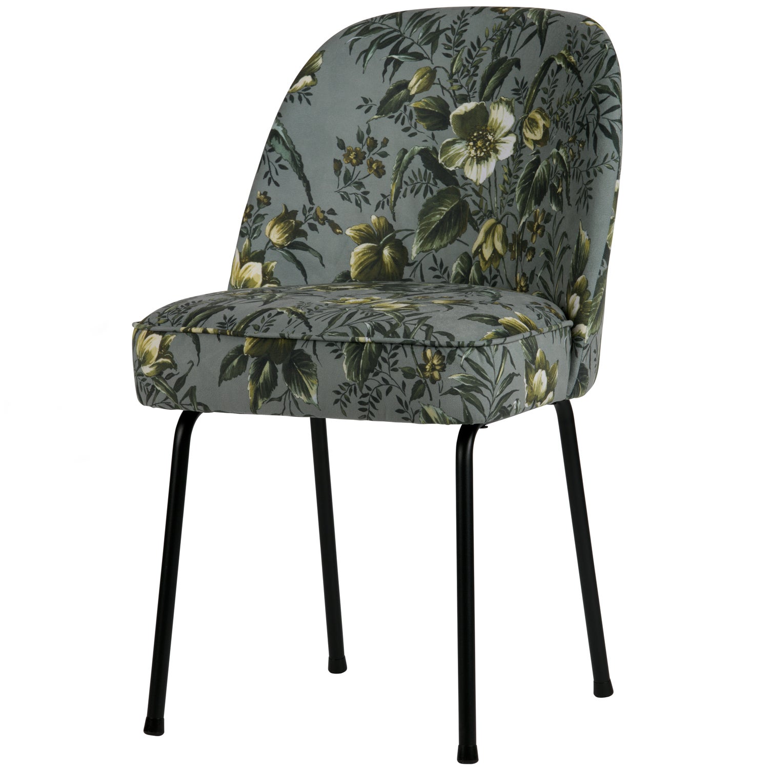 VOGUE ESSZIMMERSTUHL SAMT POPPY GRAU 800816-85