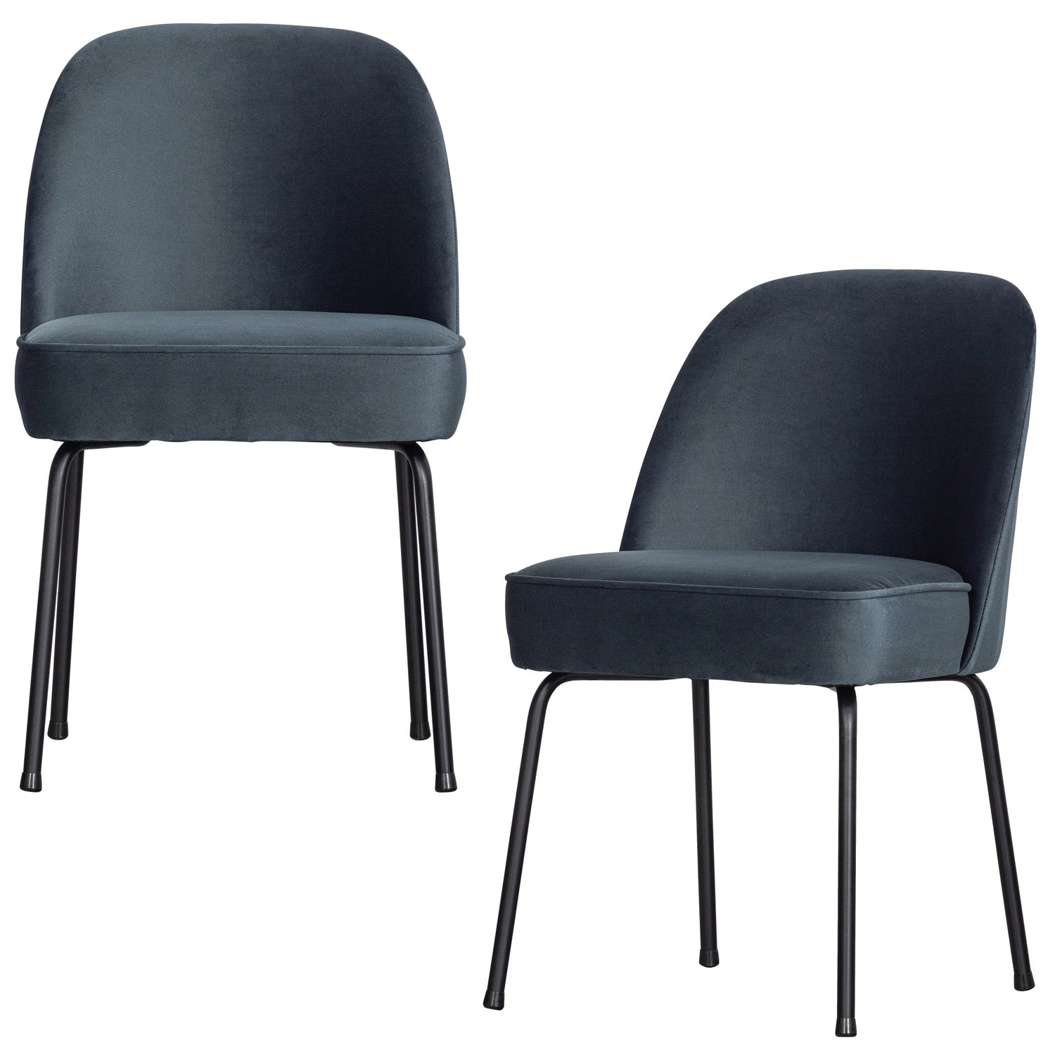 VOGUE ESSZIMMERSTUHL SAMT BLAU 800816-T – Bild 3