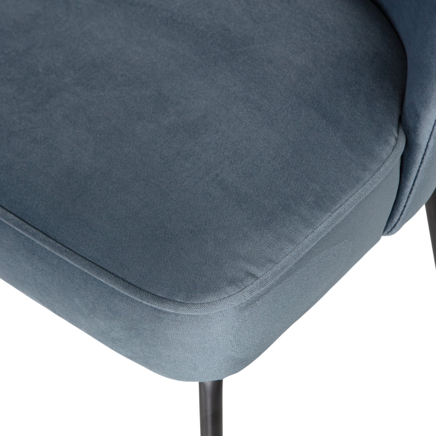 VOGUE ESSZIMMERSTUHL SAMT BLAU 800816-T – Bild 7
