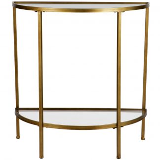GODDESS SIDETABLE ANTIQUE BRASS 800889-A
