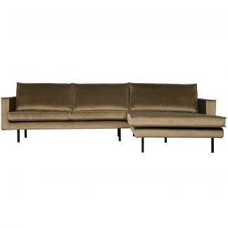 RODEO CHAISE LONGUE RECHTS VELVET TAUPE 800902-12