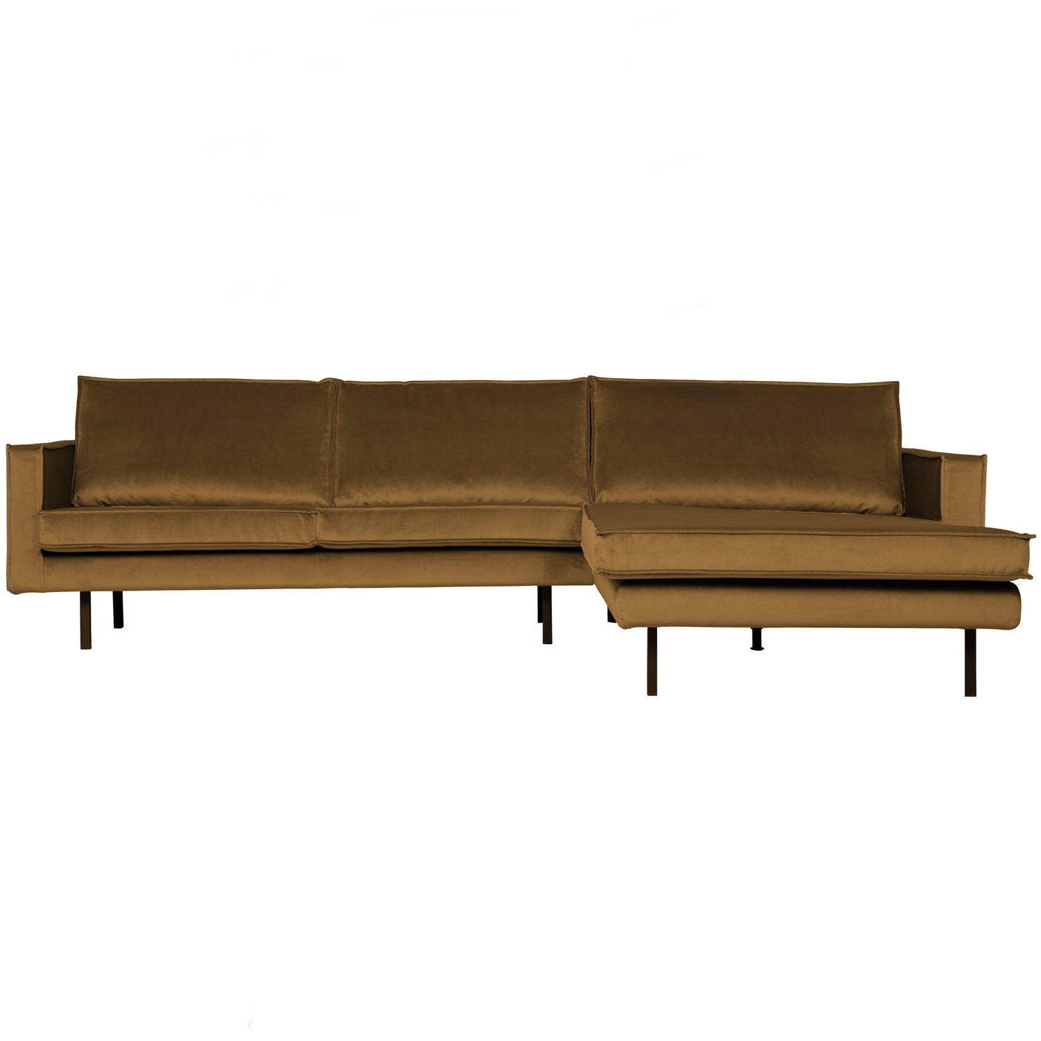 RODEO CHAISE LONGUE RECHTS VELVET HONIGGELB 800902-14