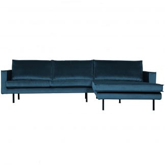 RODEO CHAISE LONGUE RECHTS VELVET BLAU 800902-45