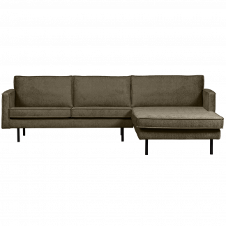 RODEO CHAISE LONGUE RECHTS STRUCTURE VELVET BONSAI 800902-BO