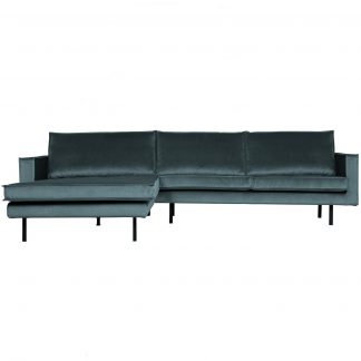 RODEO CHAISE LONGUE LINKEN VELVET TEAL 800905-198