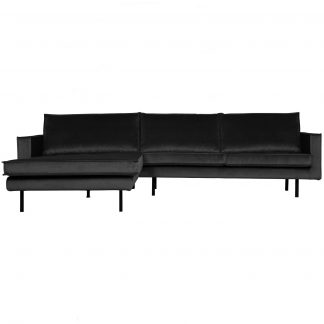 RODEO CHAISE LONGUE LINKEN VELVET ANTHRAZIT 800905-79