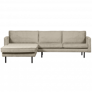 RODEO CHAISE LONGUE LINKEN STRUCTURE VELVET WHEATFIELD 800905-WH