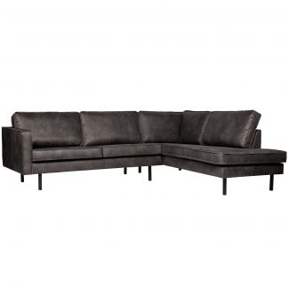 RODEO ECKBANK RECHTS ECOLEDER SCHWARZ 800971-Z