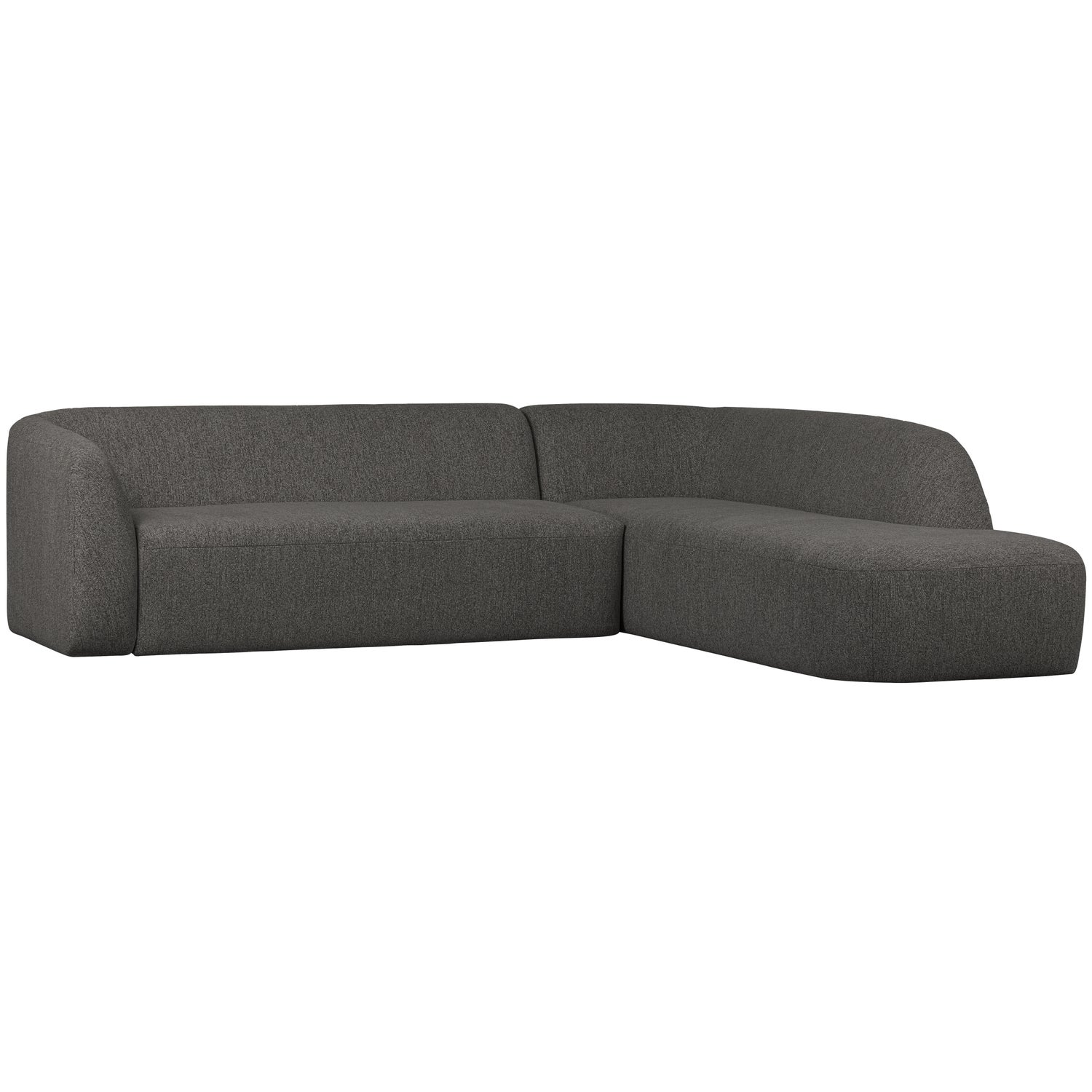 SLOPING ECKBANK RECHTS GRAU SCHWARZ MELANGE 801251-Z
