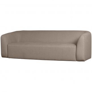 SLOPING 3-SITZER SOFA HELLBRAUN MELANGE 801270-B
