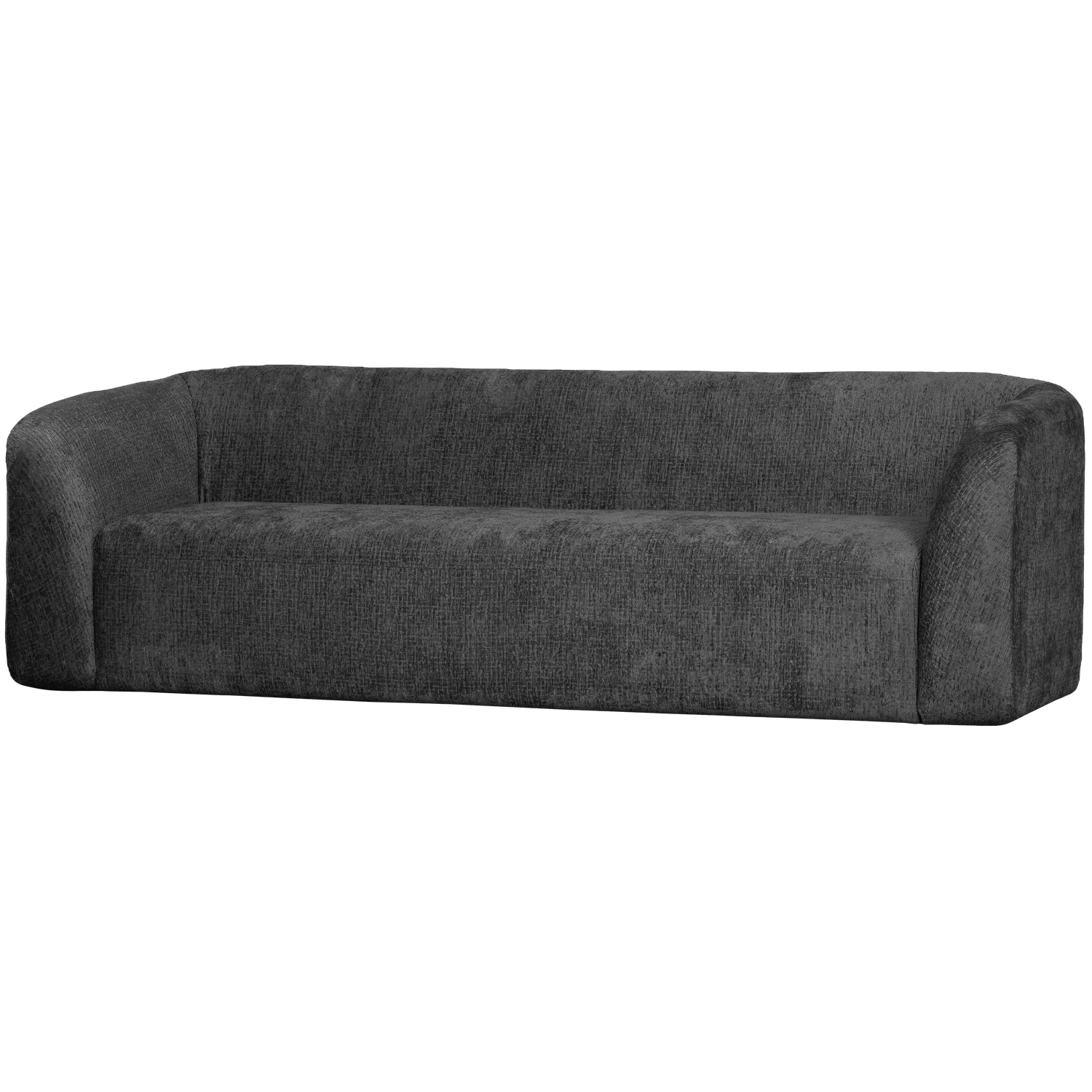 SLOPING 3-SITZER SOFA STRUCTURE VELVET MOUNTAIN 801270-MO