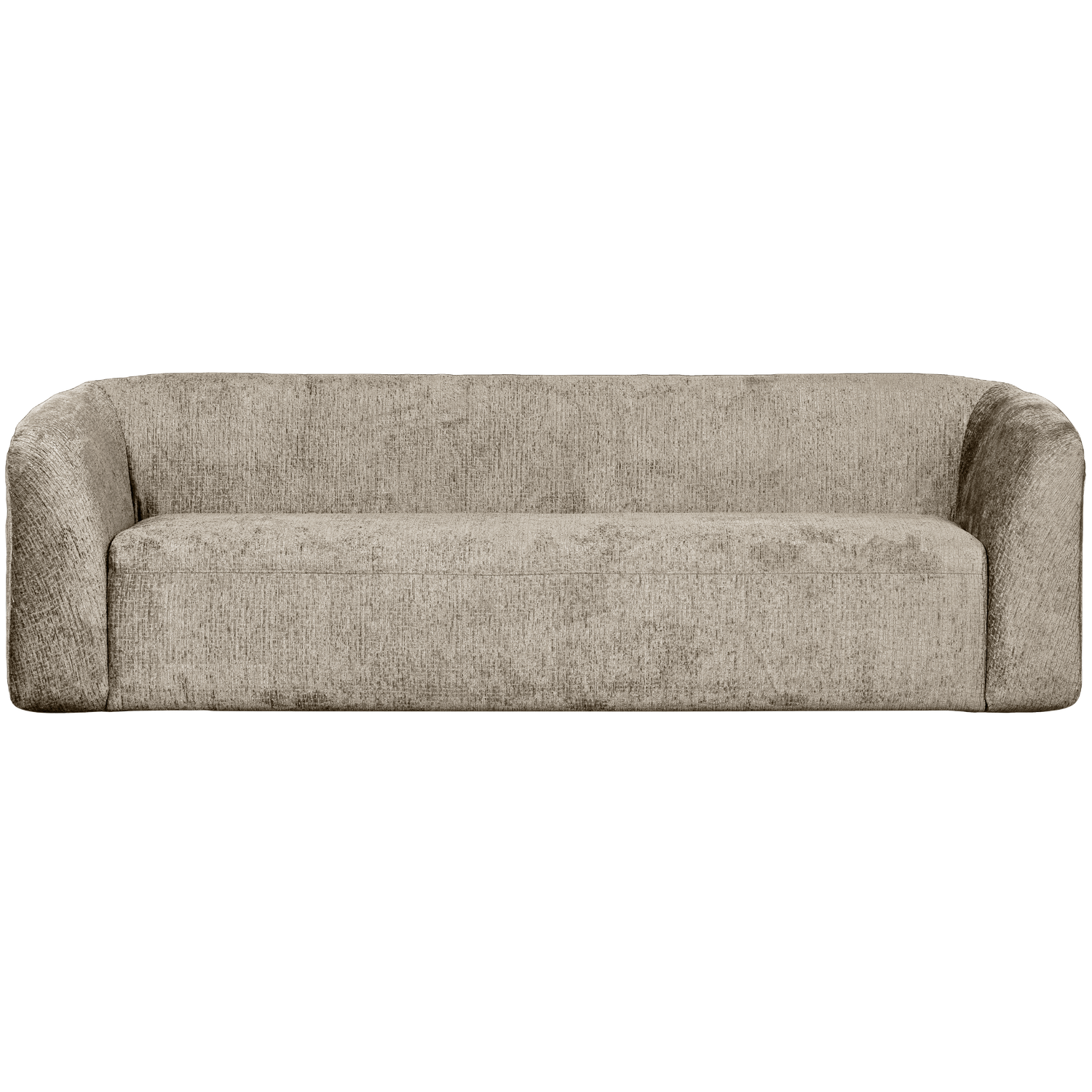 SLOPING 3-SITZER SOFA STRUCTURE VELVET WHEATFIELD 801270-WH – Bild 2