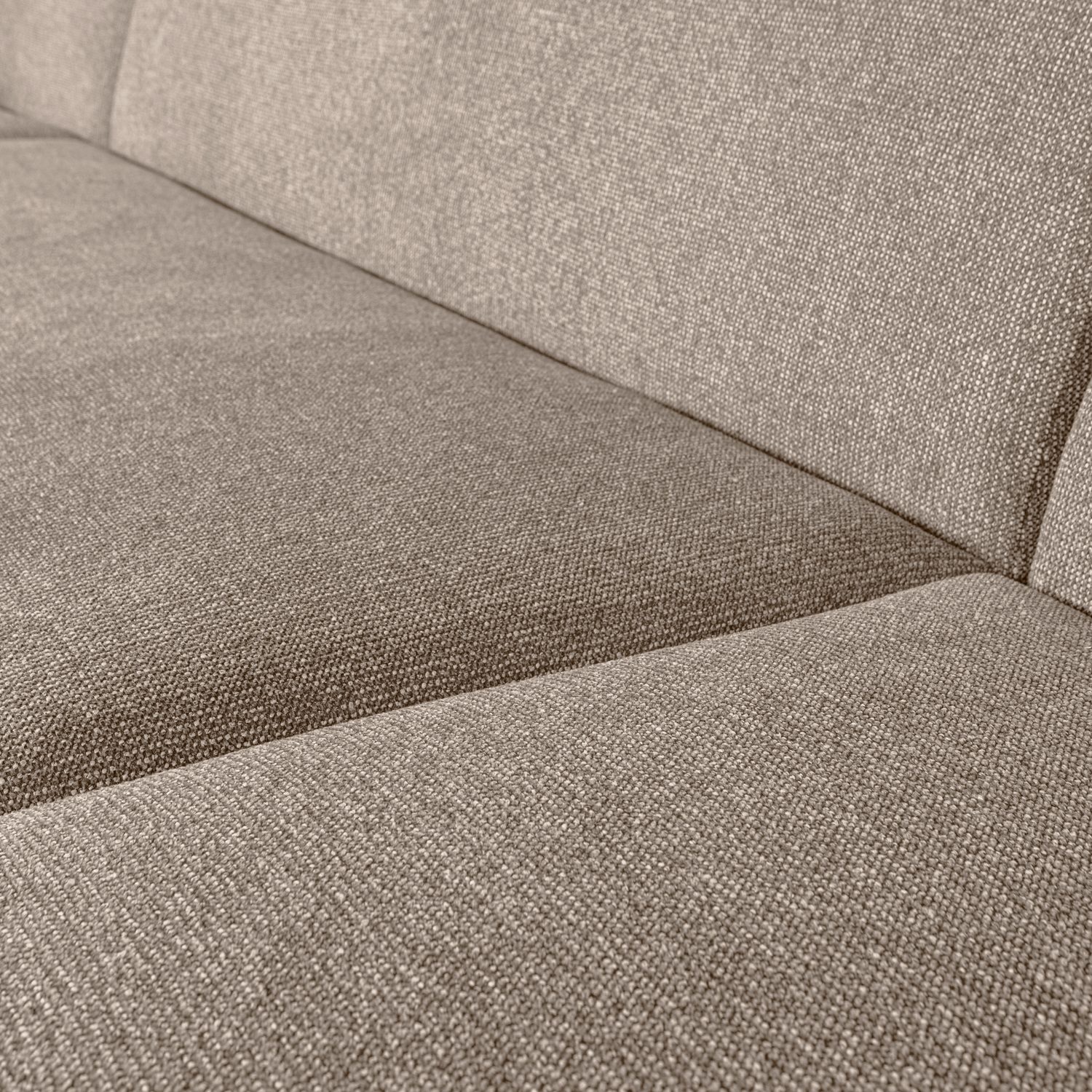 SLOPING U-SHAPE SOFA NATUR MELANGE 801367-N – Bild 5