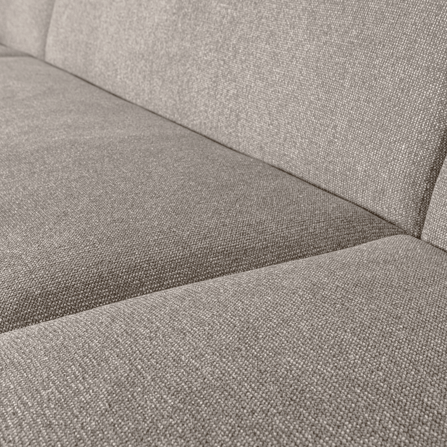 SLOPING U-SHAPE SOFA OFF WHITE MELANGE 801367-W – Bild 5