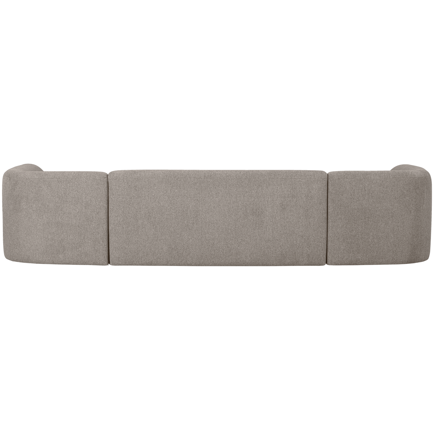 SLOPING U-SHAPE SOFA OFF WHITE MELANGE 801367-W – Bild 3