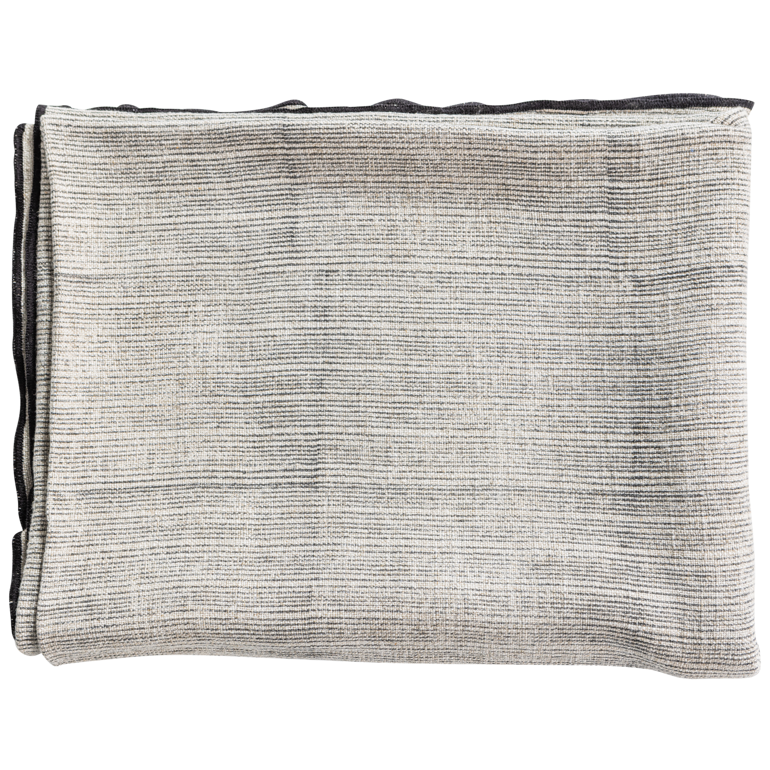 UNIQUE PLAID MIT STREIFEN SCHWARZ WEISS 130x170CM 801374-Z – Bild 5
