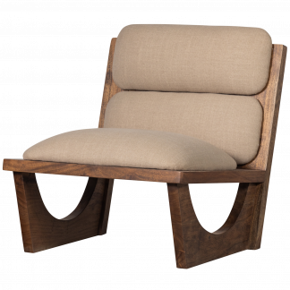 OPULENT SESSEL BOUCLE HOLZ NATUR 801395-N