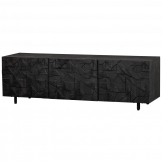 COUNTER TV-MOBEL MANGO HOLZ SCHWARZ 801412-Z