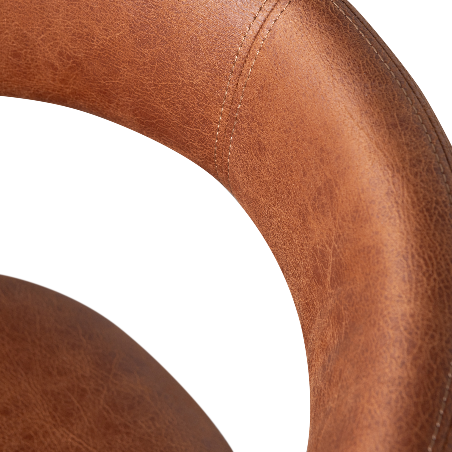 NOBLE ESSZIMMERSTUHL IN LEDEROPTIK COGNAC 801419-B – Bild 8