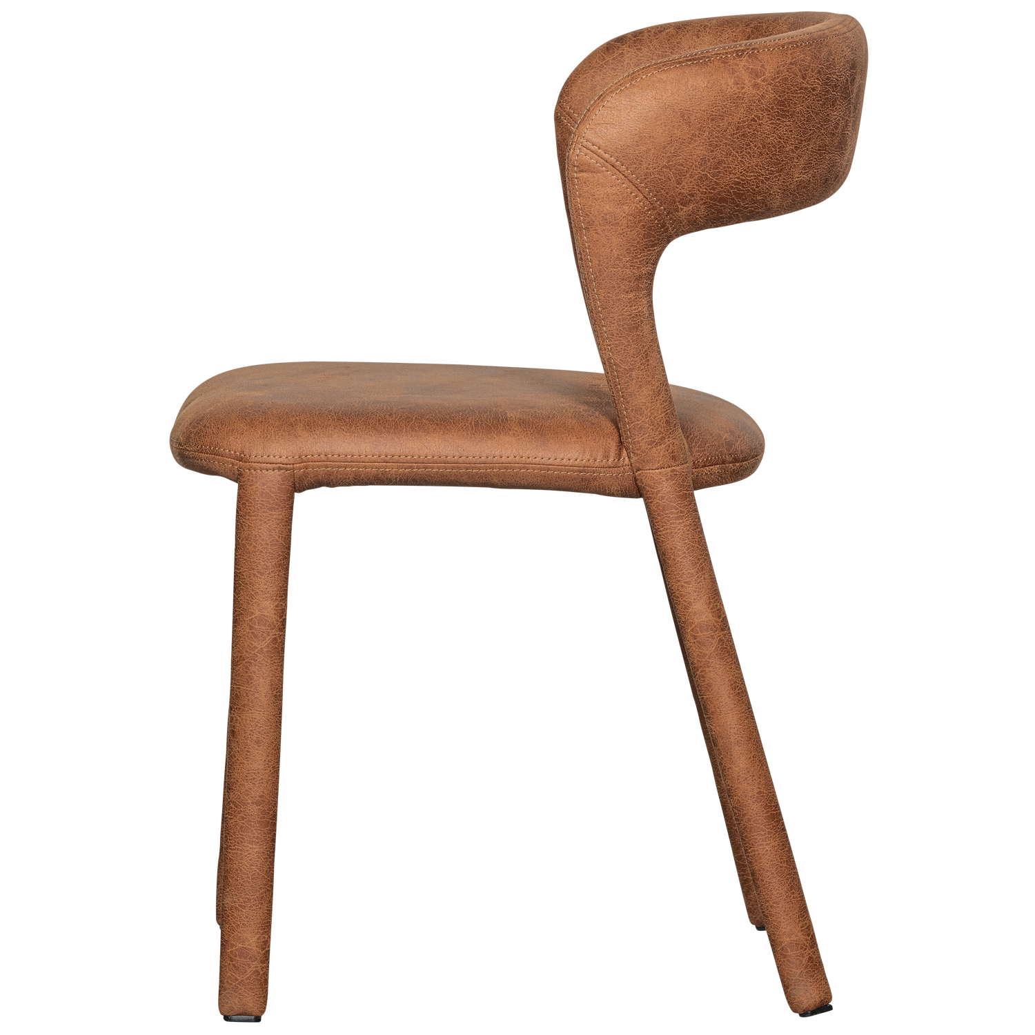 NOBLE ESSZIMMERSTUHL IN LEDEROPTIK COGNAC 801419-B – Bild 6