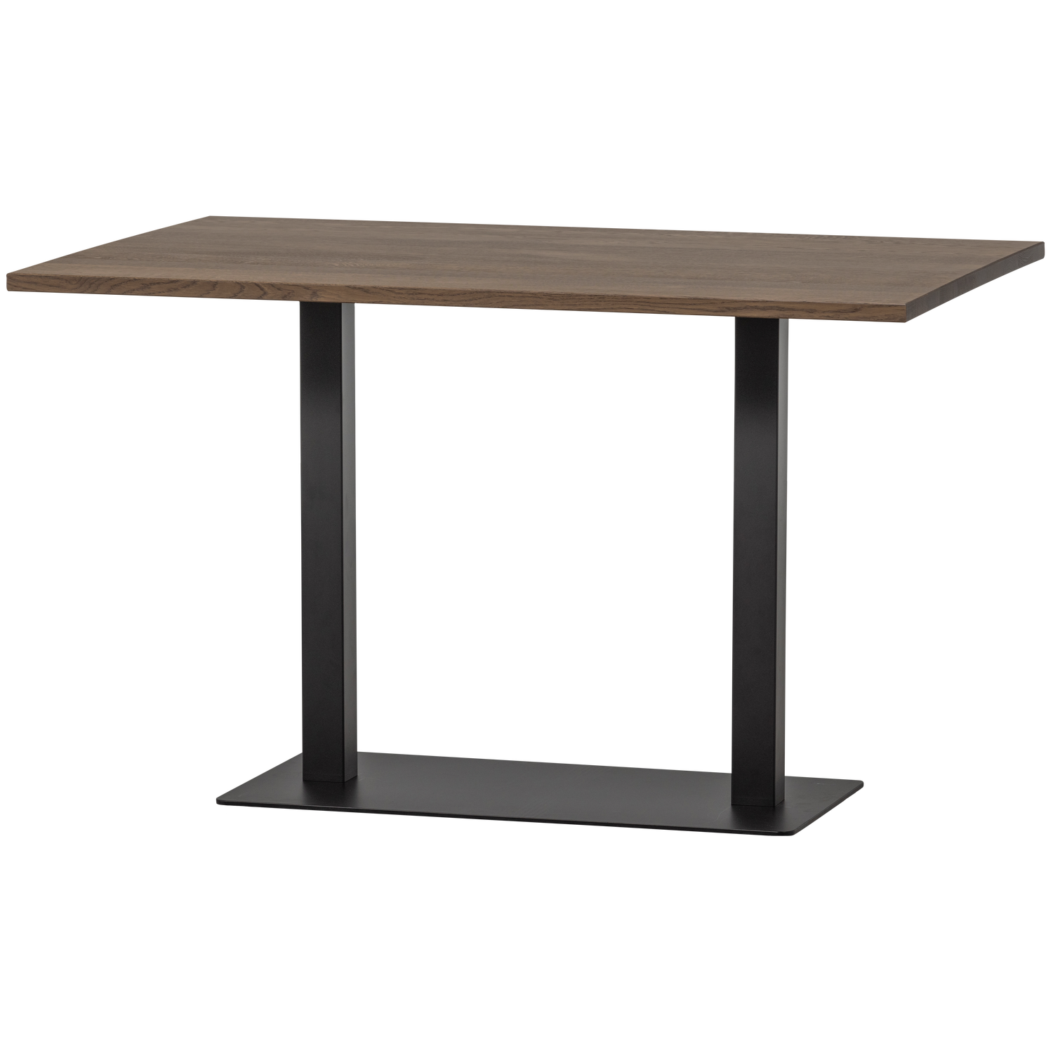 BISTRO DOPPELTER VIERKANTROHRFUSS METALL MATTSCHWARZ 377346