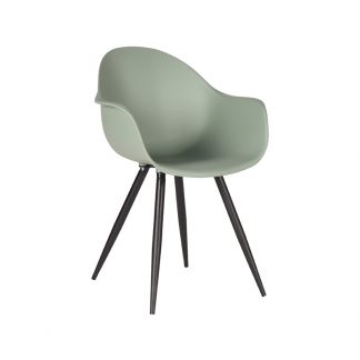 Eetkamerstoel Luca - Forest - PP - Zwart Metalen Frame 18011447