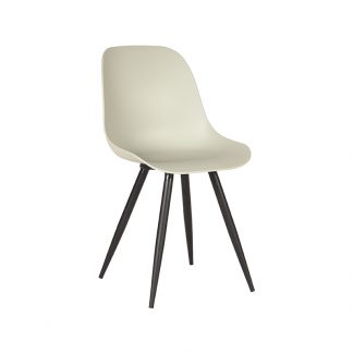 Eetkamerstoel Monza - Breeze - PP - Zwart Metalen Frame 18011435