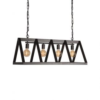Hanglamp Roof - Zwart - Metaal - SALE 18010849