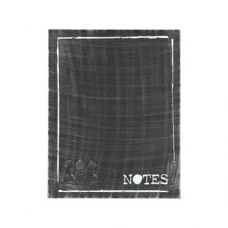 Wanddecoratie Memobord - Antiek Zwart - Metaal - One Size 18011071