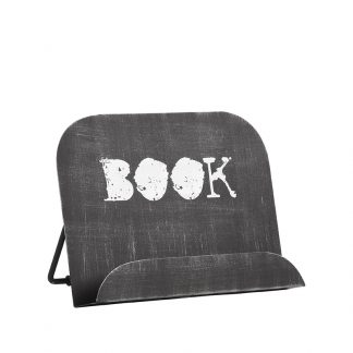 Kookboekstandaard - Antiek Zwart - Metaal - One Size 18011072