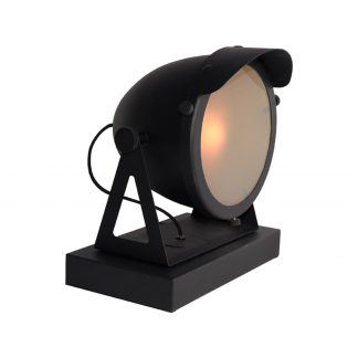 Tafellamp Cap - Zwart - Metaal - SALE 18010096