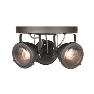 Spot Moto - Burned Steel - Metaal - 3-Lichts 18010800