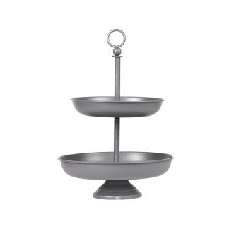 Etagere - Antiek Grijs - Metaal - One Size 18010186