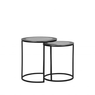 Salontafel Set Pair - Antiek Ash - Metaal - 40 cm 180100193