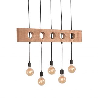 Hanglamp Timber - Zwart - Metaal - SALE 18011560