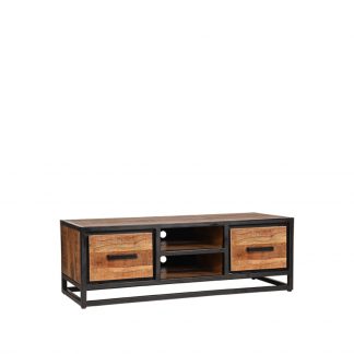 Tv-Meubels Tampa - Rough - Mangohout - 120 cm 180100220