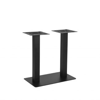 Eetkamertafel Tafelpoot Dubbel - Zwart - Metaal - 72 cm 180100040