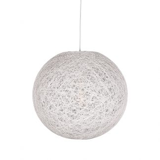 Hanglamp Twist - Wit - Vlas - L 18010694