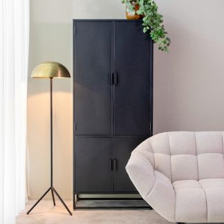 Bergkasten Luff - Zwart - Metaal - SALE 180100189