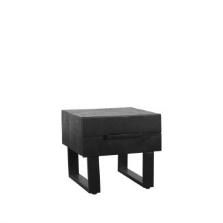 Salontafel Santos - Zwart - Mangohout - 50 cm 18094429