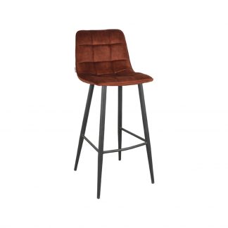 Barkruk Jelt - Rust - Velours - Hoog 18094369