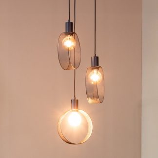 Hanglamp Ronda - Zwart - Metaal - 3-Lichts 180123724