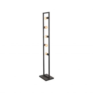 Vloerlamp Quadrato - Zwart - Metaal - One Size 180123692