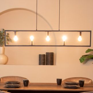 Hanglamp Quadrato - Zwart - Metaal - Hanglamp 180123695